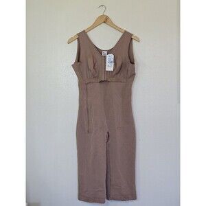 MariaE Fajas XXL Columbian Capri Shapewear Post Surgical Mocha Post Quirúrgica